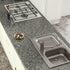 Dark Gray Terrazzo Contact Paper 78.8" X 16"Terrazzo Wallpaper for Bathroom Granite Countertop Peel and Stick Contact Paper for Desk Top Vinyl