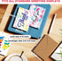ZZTBTNO 8 12 Blank Thank You Cards with Envelopes & Stickers - Write Your Own Message - Blank Inside Greeting Cards