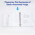 Avery Durable View Binder, 3-Inch Slant Ring, Holds 8.5 x 11 Inch Paper, White, 1 Binder (17042)