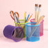 Tamaki Pen Holder Cup for Desk, Wire Mesh Pencil Cup Holder for Desk Office Pen Organizer (Purple)