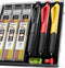 Nicpro 3 Pack Carpenter Pencil Set, Mechanical Woodworking Pencils with Sharpener & 39 Refills