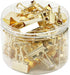 Binder Clip, Paper Binder Clips Assorted Sizes, 84 Pack (Gold) for Office School