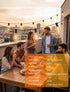 20Ft, 22 ST40 Bulbs E17 2700K Dimmable Oviejo LED Outdoor String Lights for Patio Waterproof Patio String Lights