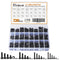 720Pcs M3 M4 M5 M6 12.9 Grade Alloy Steel Hex Socket Head Cap Screws Bolts, Black Oxide Finish Assortment Kit