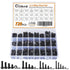 720Pcs M3 M4 M5 M6 12.9 Grade Alloy Steel Hex Socket Head Cap Screws Bolts, Black Oxide Finish Assortment Kit