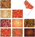The Best Card Company 10 Colorful Blank Note Cards with Envelopes (4 x 5.12 Inch) - Assorted Boxed Set - Royal Fleurish