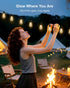 50FT IP65 27 Bulbs, Dimmable ST38 Patio String Lights Plug in LED Outdoor String Lights with Waterproof Connectable