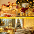 300LED in99ft 12Modes Fairy Lights Twinkle String Light Plug Bendable Silver Copper Wire Firefly Lights, with Timer