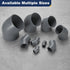 8pcs 1" 45 Elbow 2-Way 45 Elbow uxcell Degree Pipe Fittings, Furniture Construction Grade Degree PVC Corner Adapter