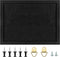 TORASO Cork Board Bulletin Board - All Black Pin Board for Office, School, Home, 17“x23"