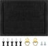 TORASO Cork Board Bulletin Board - All Black Pin Board for Office, School, Home, 17“x23"