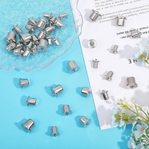 40pcs Dowel and Tenon Center Transfer Plugs - Doweling Centering Pins Set for Woodworking Drill Hole Tool