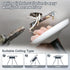 LUMLLSAJI 120mm (4.72") 4 Set Universal Light Fixture Mounting Bracket Kit, Light Crossbar Ceiling Light Plate