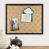 U Brands 16 x 20 Inches Cork Bulletin Board - Black Wood Frame Square Fashion Design Print (305U00-01)