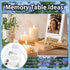 Qpige 50 Bulk Memorial Cards Funeral Favors for Guest, Funeral Wake Celebration of Life Decorations, In Loving Memory