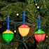 Novelty Lights 3 Light Traditional Christmas Bubble Light Replacement Pack, Blue, 3 Pack