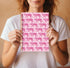 Hot Pink Journal Notebook - Preppy Tiger Spiral Notebook with 164 Pages, 5.5" x 8.3"