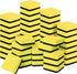 Dry Erase Erasers, 48 Pack Magnetic Whiteboard Cleansers, Small Dry Erase Eraser, Magnetic Erasers (Yellow)