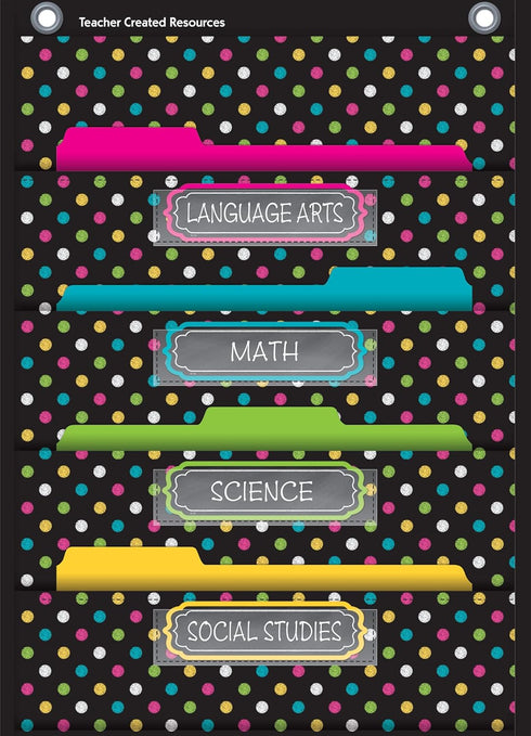Teacher Created Resources Chalkboard Brights Labels, 5.25inch x 1.5inch, TCR20871