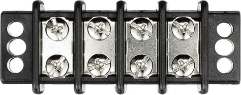 Seachoice Terminal Block - 4-Gang with Brass Clips and Contacts