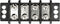 Seachoice Terminal Block - 4-Gang with Brass Clips and Contacts