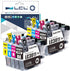 LCL Compatible Ink Cartridge Replacement for Brother LC3011 LC-3011 LC3011BK LC30113PKS LC-3011BK LC3011C LC3011M