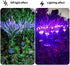 1 Pack Solar Lights Outdoor Waterproof Ground Inserted, Imitation Lavender Solar Garden Lights, Solar Pathway Lights