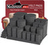 Yelanon Felt Furniture Pads for Hardwood Floors - 216 Pcs Premium Felt Pads for Chair Legs, Black
