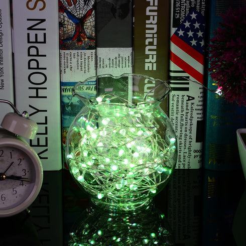 33FT 100 OMIKA LED Fairy Lights LEDs Battery Operated String Light, Waterproof Multi Color Changing Fairy Lights