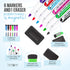 Cinch Magnetic Calendar Bundle: 3 Boards of 17"x12" - Monthly, Weekly, Daily - Magnetic Calendar for Fridge with 6 Fine