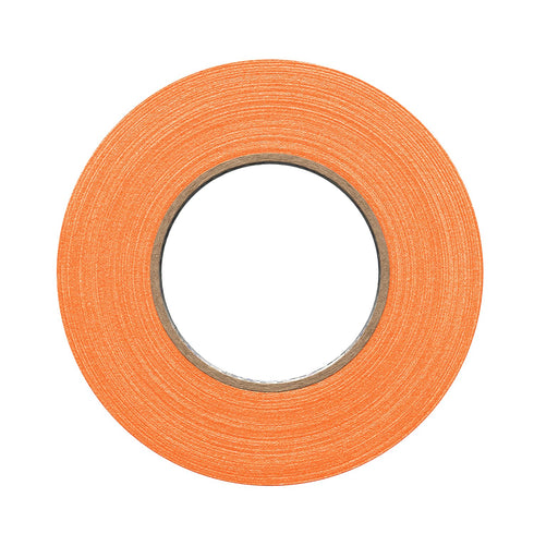 ProTapes Pro Gaff Premium Matte Cloth Gaffer's Tape, 1" Width, 50 yds Length, Fluorescent Orange
