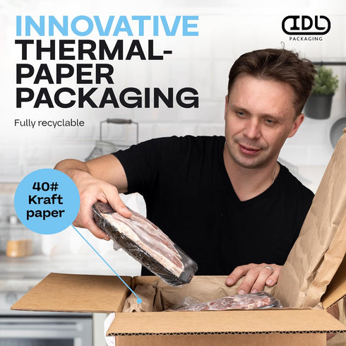 12" 12" 12", Pack 1 3.6-Gallon Frozen Packaging Insulated Thermal Shipping Box x x of - USA-Made Cold Food Shipping Box