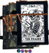 French KOKO 3-Piece Waterproof Book Sleeve Cover, Dark Academia Dragons Travel Bible Protector Gift