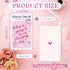 BWTRVL 50 2" 3.5" Packaging A05 Pink Mini Thank You Cards - Thank You for Supporting My Small Business Cards, Pcs x