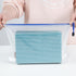 Koogel 5PCS Mesh Zipper Pouches, Waterproof Zipper File Bags for A4 Paper, Travel, Office, School, Cosmetics