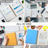 Spiral Notebook, 8.5" x 11", 5 Subject College Ruled with Removable Dividers, 300 Pages for Work School