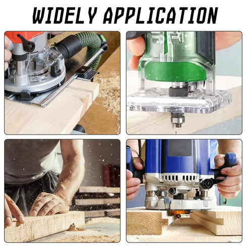 1/2 Inch 5/16" 1-3/16 Shank Flush Trim Router Bit, Diameter Top Double Bearing Router Bit, Carbide Tipped Straight