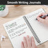 EUSOAR Students Ruled Spiral Notebook, A5 3 Packs 5.5"X8.3" 120 Pages Lined Writing Journal, Green Cover