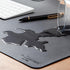 Smead Charcoal Desk Pad, Vegan Leather Mat with Non-Slip Faux Suede Backing, Perfect Desk Organizer for Office Decor