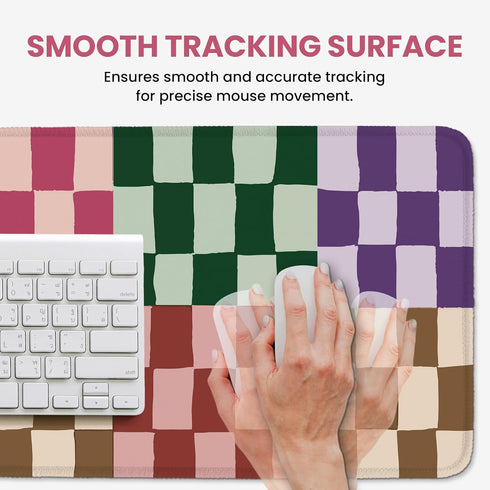 ZapDesk 35.4" 15.7" Large Mouse Pad for Desktop, Cute Desk Mat Pad Protector for Work & Gaming, Aesthetic Pretty