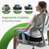 A-Pce Seat Cushion-Large Memory Foam Cushion for Office Chair-Sciatica & Lower Back & Coccyx Pain Relief-Coccyx Cushion