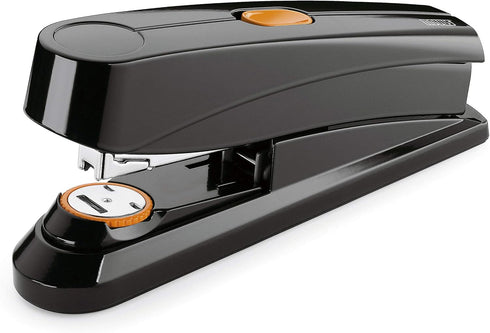 Novus B8fc Flat Clinch Stapler, Power on Demand, 50 Sheet Capacity, German Engineered, Black (020-1673)
