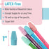 Mr. Pen Pencil Erasers Toppers, 120 Pack, Pastel Colors, Pencil Top Erasers for School Supplies