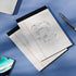 Legal Pads 8.5 x 11, 6 Pack White Note Pads for Office Supplies, Wide Ruled Perforated Notepads