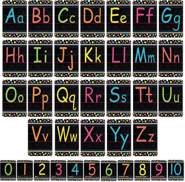 Bulletin Board Letters Set, ABC Alphabet Poster for Classroom Decorating, Toddler English, Kindergarten, Nursery Decor