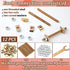 12 Set Countertop Fasteners Connector 5/16" x 3-1/2" Butcher Block Hardware Table Joint Connector Kit