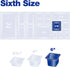 Carlisle FoodService Products Storplus Food Pan, Clear, 1/6 Size, 6 Inches Deep, Polycarbonate