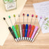 Beadthoven 20pcs Beadable Plastic Pen, Black Ink Ballpoint Pen Shaft for DIY Decorations, Office School Supplies (Black)