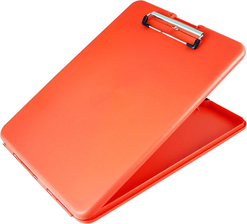 Saunders Slimmate Letter Size Storage Clipboard, Red Polypropylene