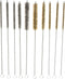 10-Piece Tube Cleaning Brush Kit for Tubes, Cylinders, and Narrow Spaces | Brass Wire Bore Brushes & Stainless Steel